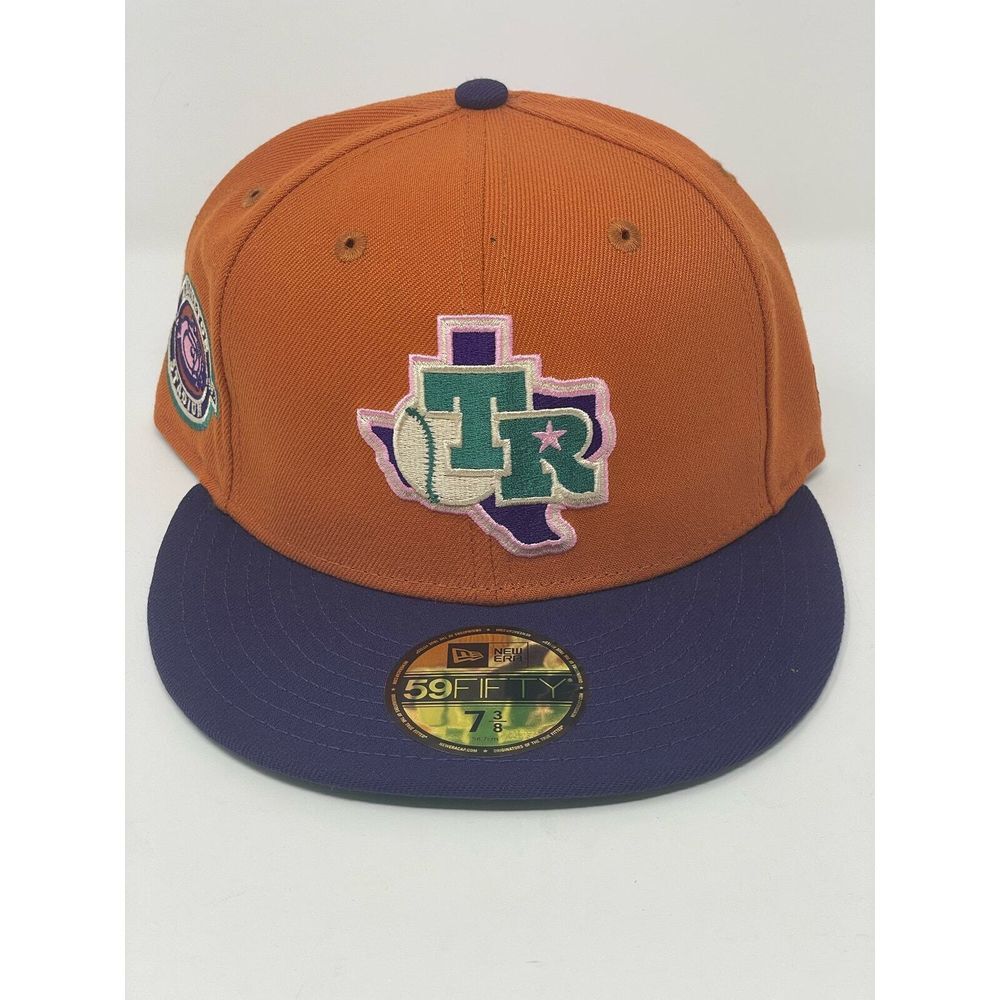 NEW ERA 59FIFTY CACTUS FRUIT‎ TEXAS RANGERS ARLINGTON PATCH FITTED HAT SZ 7 3/8